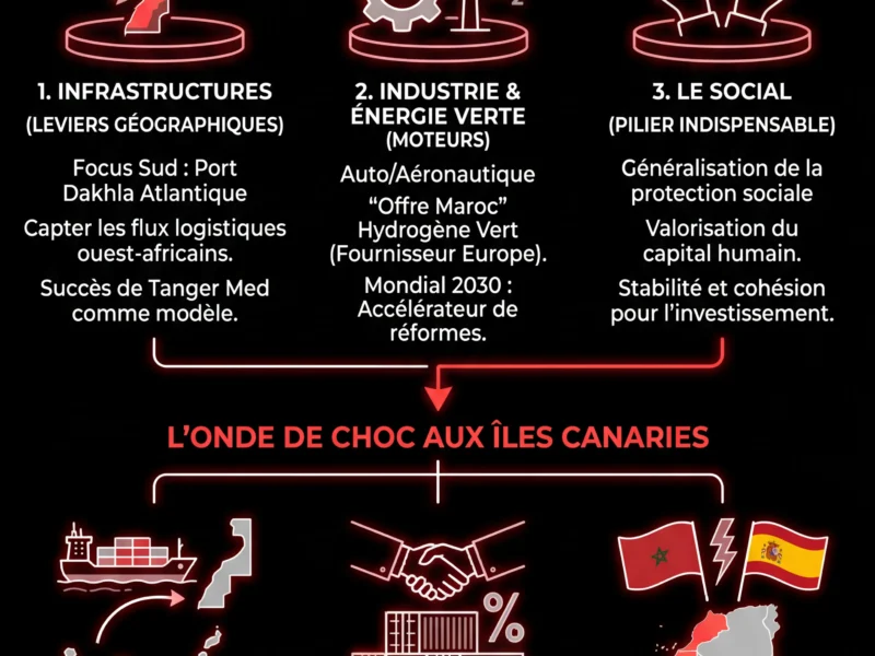 Infografica: Maroc 2035 : L'ambition d'une puissance-pivot inqui&egrave;te les Canaries