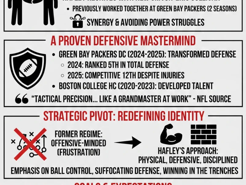 Infografica: Miami Dolphins Hire Jeff Hafley as Head Coach in Major Franchise Reset