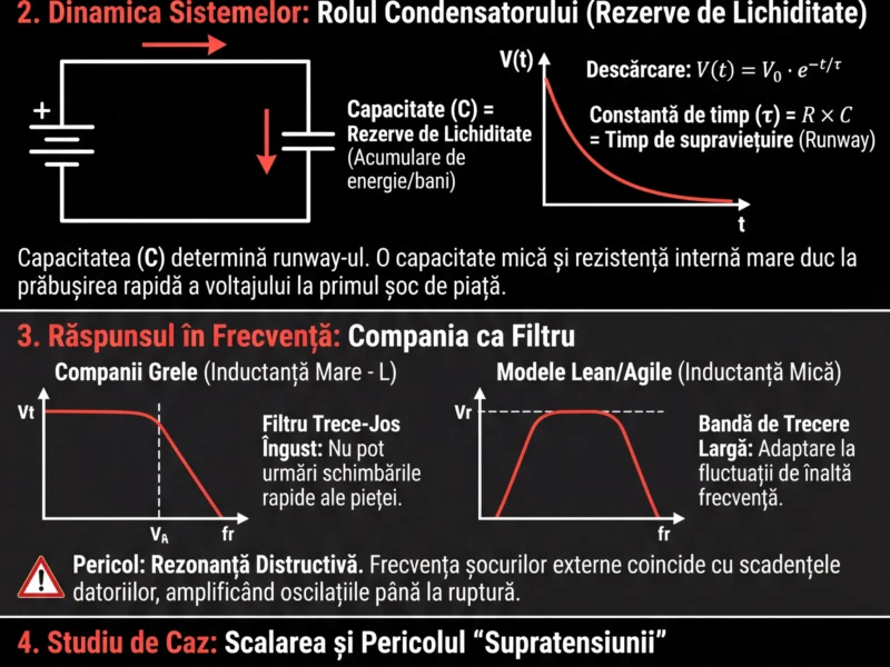 Infografica: Modelare Financiară Dinamică: Compania ca un Circuit
