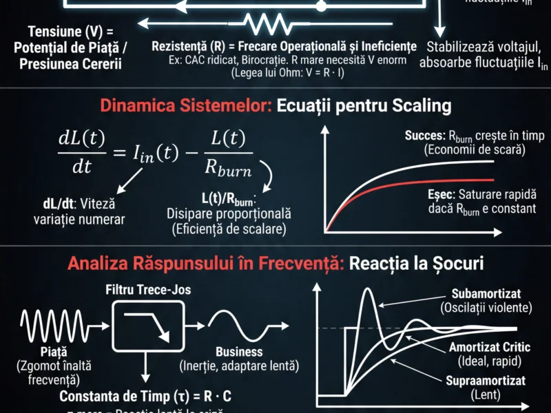 Infografica: Modelarea Matematică &icirc;n Business: Compania ca un Circuit Dinamic