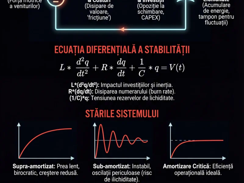 Infografica: Modele Matematice de Afaceri: &Icirc;ntreprinderea ca un Circuit RLC