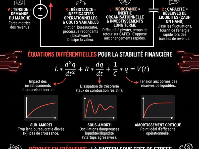 Infografica: Mod&egrave;les Math&eacute;matiques d'Entreprise : L'Entreprise comme Circuit RLC