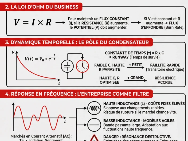 Infografica: Mod&eacute;lisation Financi&egrave;re Dynamique : L'Entreprise comme un Circuit