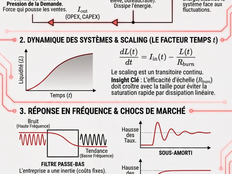 Infografica: Mod&eacute;lisation Math&eacute;matique d'Entreprise : L'Entreprise comme Circuit Dynamique