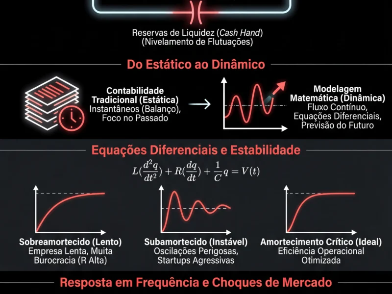 Infografica: Modelos Matem&aacute;ticos Empresariais: A Empresa como um Circuito RLC