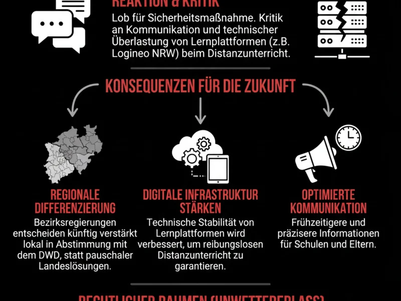 Infografica: Nach Gl&auml;tte-Schulausfall in NRW: Ministerium zieht Konsequenzen