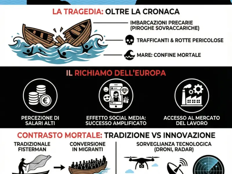 Infografica: Naufragio in Gambia: Il sogno infranto verso il mercato europeo