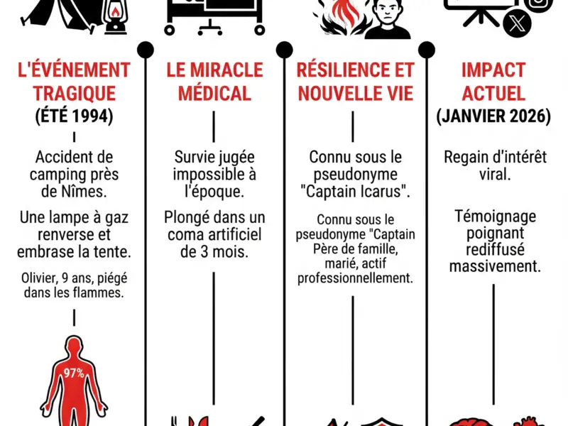 Infografica: Olivier Ferrand : Le t&eacute;moignage choc du &laquo; survivant &agrave; 97% &raquo; &eacute;meut la France