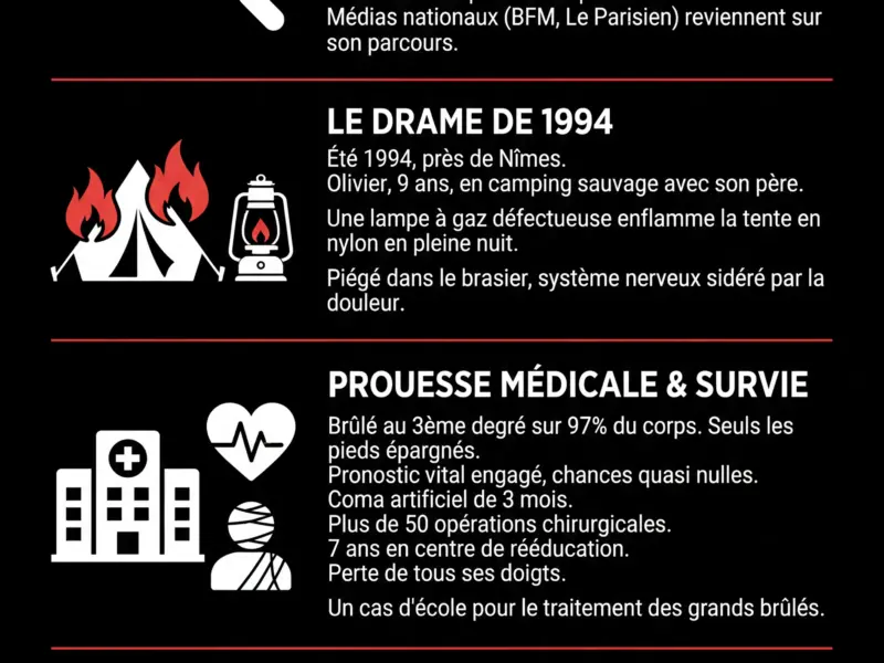 Infografica: Olivier Ferrand : pourquoi l'histoire du "survivant &agrave; 97%" bouleverse la France ce 10 janvier