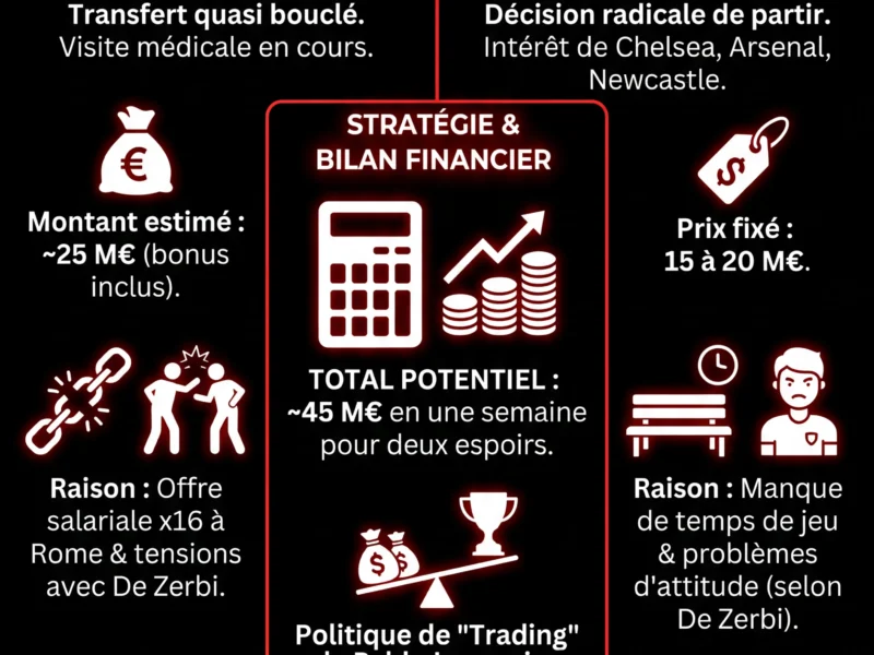 Infografica: OM : Apr&egrave;s Robinio Vaz, un 2e d&eacute;part choc secoue Marseille !