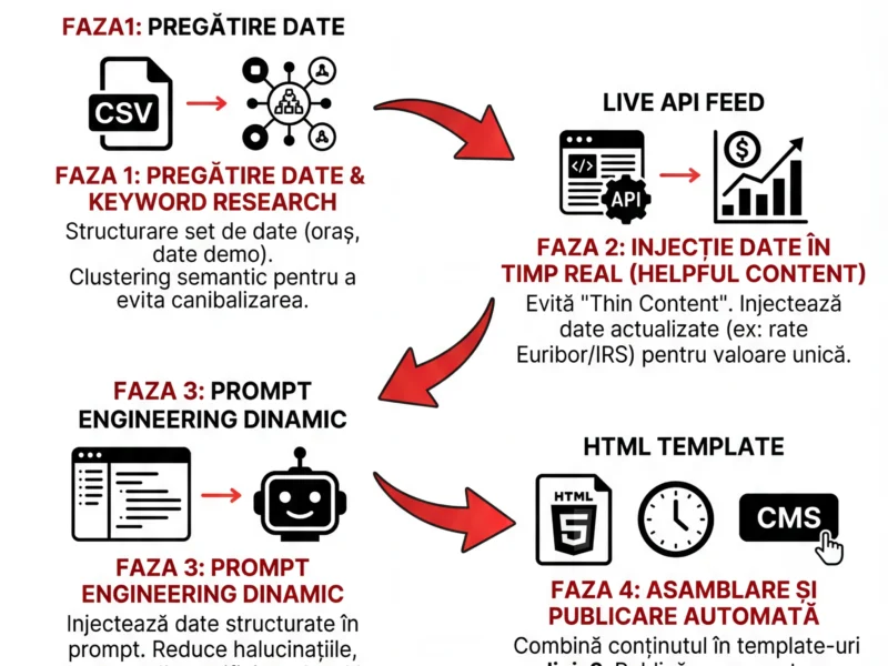Infografica: Programmatic SEO cu Python și AI: Ghid Tehnic Definitiv 2026