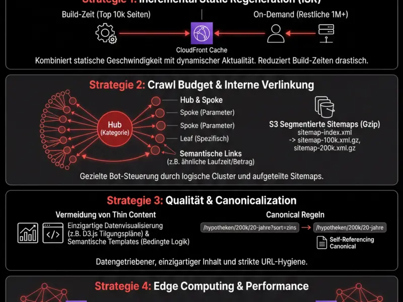 Infografica: Programmatic SEO im Fintech: Umfassender Leitfaden zur Verwaltung von 1M+ Seiten auf AWS