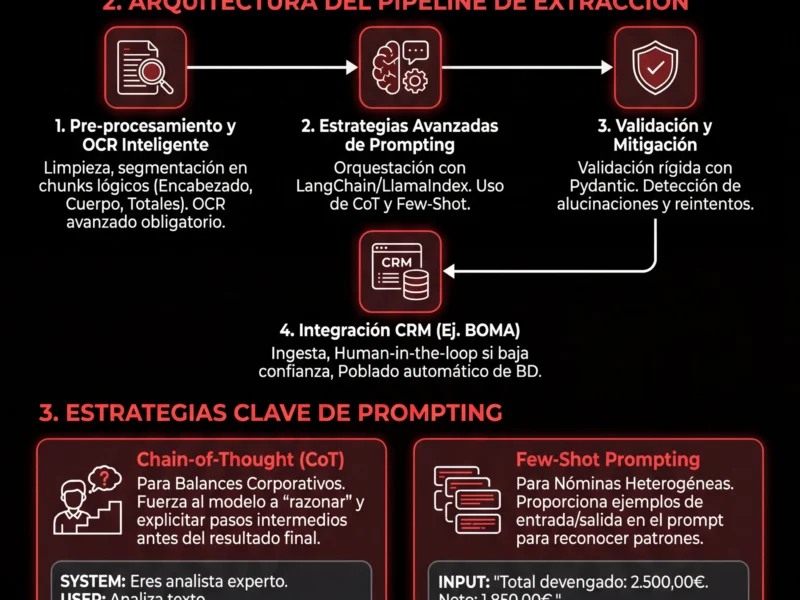 Infografica: Prompt Engineering Financiero: Gu&iacute;a T&eacute;cnica para la Extracci&oacute;n de Datos