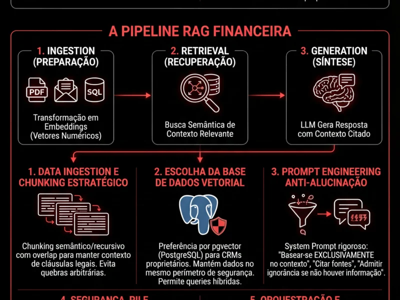 Infografica: RAG no CRM: Guia T&eacute;cnico para o Assistente Financeiro de IA