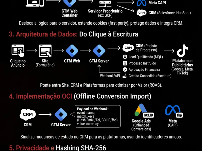 Infografica: Rastreamento Server Side e OCI: Guia T&eacute;cnico para o Setor de Cr&eacute;dito Habita&ccedil;&atilde;o