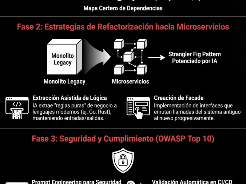Infografica: Refactorizaci&oacute;n de Sistemas Legacy Bancarios: Gu&iacute;a de IA y An&aacute;lisis Est&aacute;tico