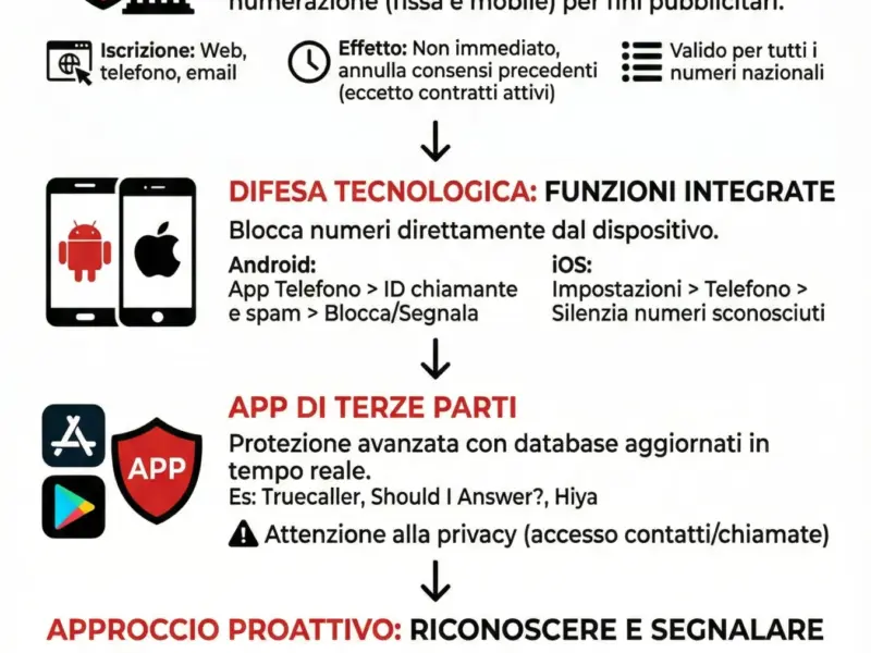 Infografica: Schluss mit Spam-Anrufen: Anleitung zum dauerhaften Blockieren