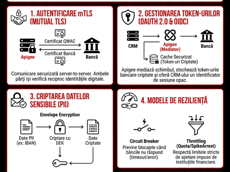Infografica: Securitatea API PSD2: Ghid pentru Integrarea Open Banking pe Google Cloud