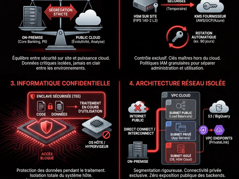 Infografica: S&eacute;curit&eacute; Cloud Fintech : Architectures Hybrides et Conformit&eacute; RGPD