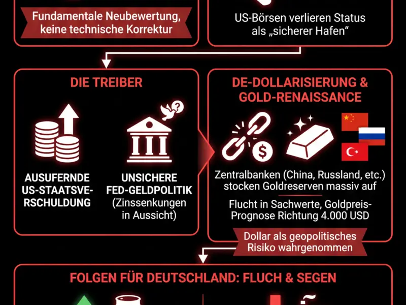 Infografica: &bdquo;Sell America&ldquo;: Die neuen Dimensionen der globalen Dollar-D&auml;mmerung