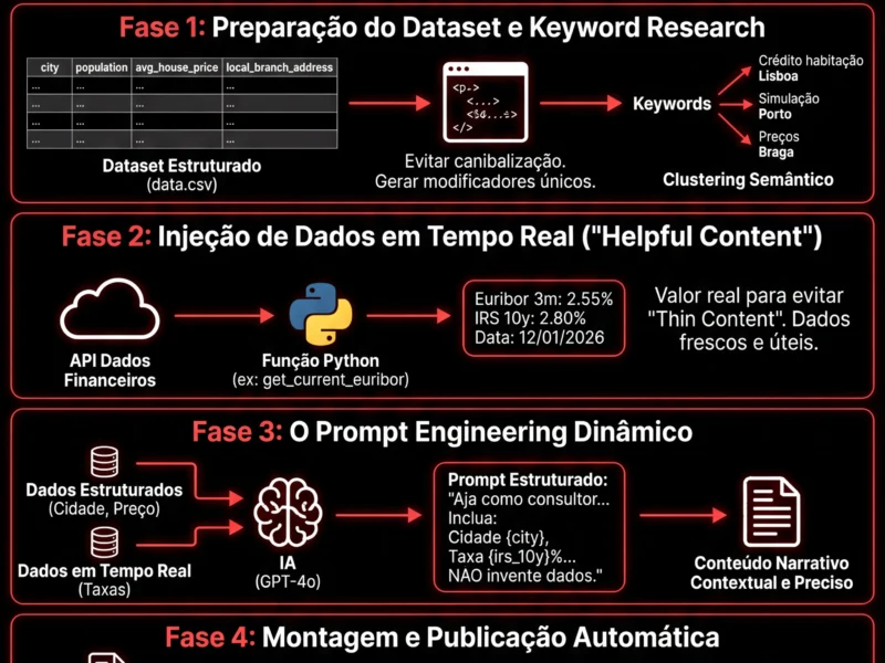 Infografica: SEO Program&aacute;tico com Python e IA: Guia T&eacute;cnico Definitivo 2026