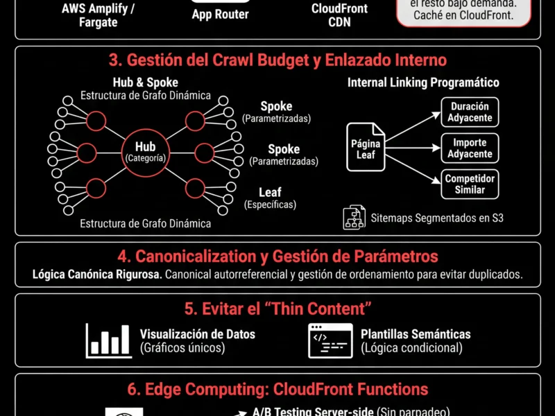 Infografica: SEO Program&aacute;tico Fintech: Gu&iacute;a Completa para la Gesti&oacute;n de 1M+ de P&aacute;ginas en AWS