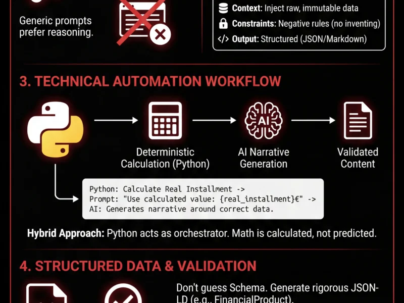 Infografica: SEO Prompt Engineering: Technical YMYL Guide and Automation