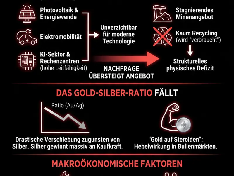 Infografica: Silber-Rallye 2026: Warum das Edelmetall Gold jetzt abh&auml;ngt