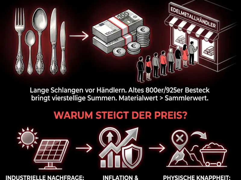 Infografica: Silberpreis auf Rekordhoch: Warum Omas Besteck jetzt ein Verm&ouml;gen wert ist