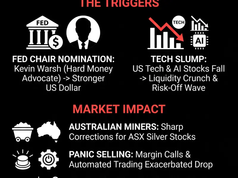Infografica: Silver Price Crashes 17% in Market Capitulation Event