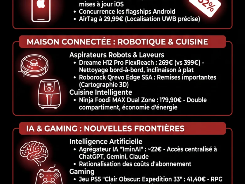 Infografica: Soldes Amazon 2026 : Analyse technique des 30 p&eacute;pites tech &agrave; prix cass&eacute;