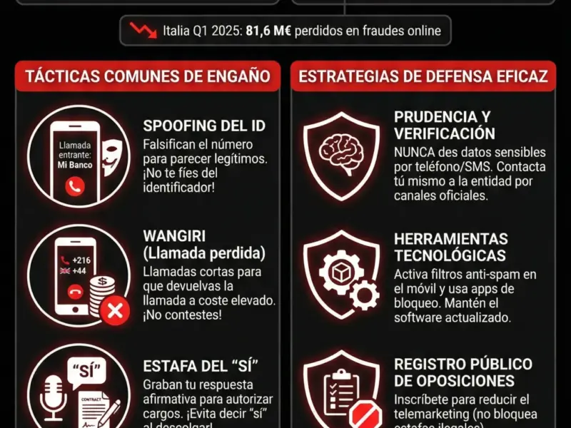Infografica: Stop estafas telef&oacute;nicas: c&oacute;mo reconocerlas y bloquearlas