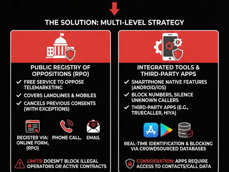Infografica: Stop Spam Calls: Guide to Blocking Them Forever