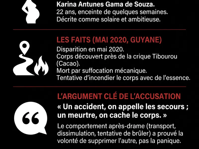 Infografica: Sylvain Kereneur condamn&eacute; &agrave; 24 ans pour le meurtre de Karina