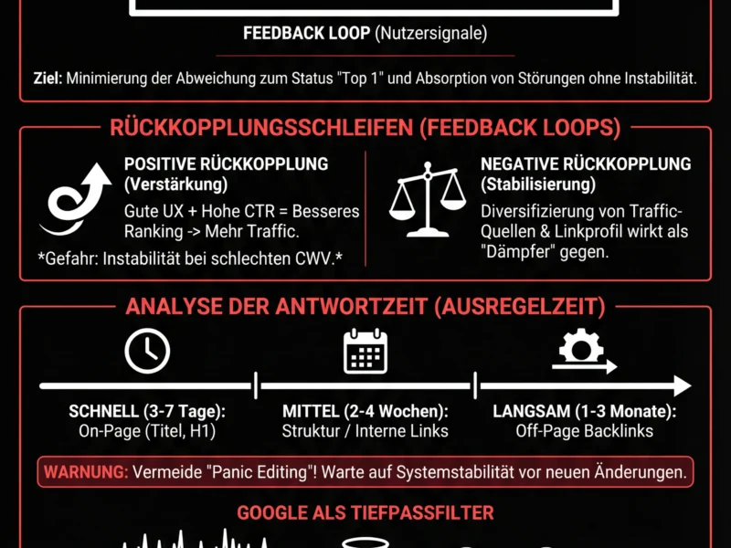 Infografica: Systemtheorie und SEO: Leitfaden zur Ranking-Stabilit&auml;t