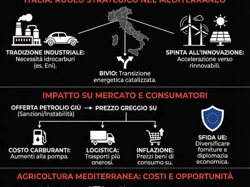 Infografica: Tensioni USA - Venezuela: Impatti su Italia ed Europa tra Tradizione e Innovazione