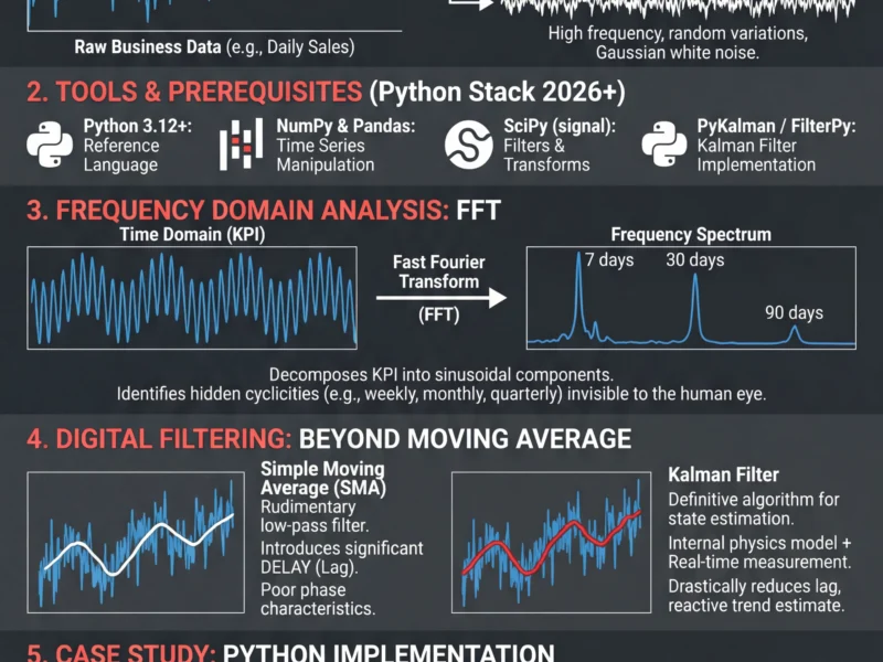 Infografica: Time Series Analysis: Signal Processing for Business KPIs