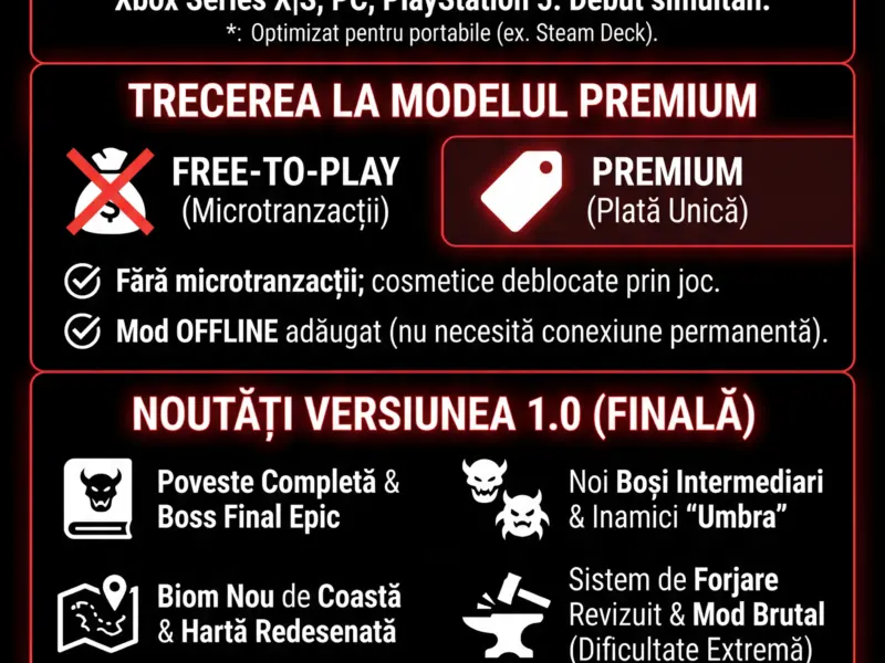 Infografica: Towerborne: Data Oficială, Versiunea PS5 și Trecerea la Premium