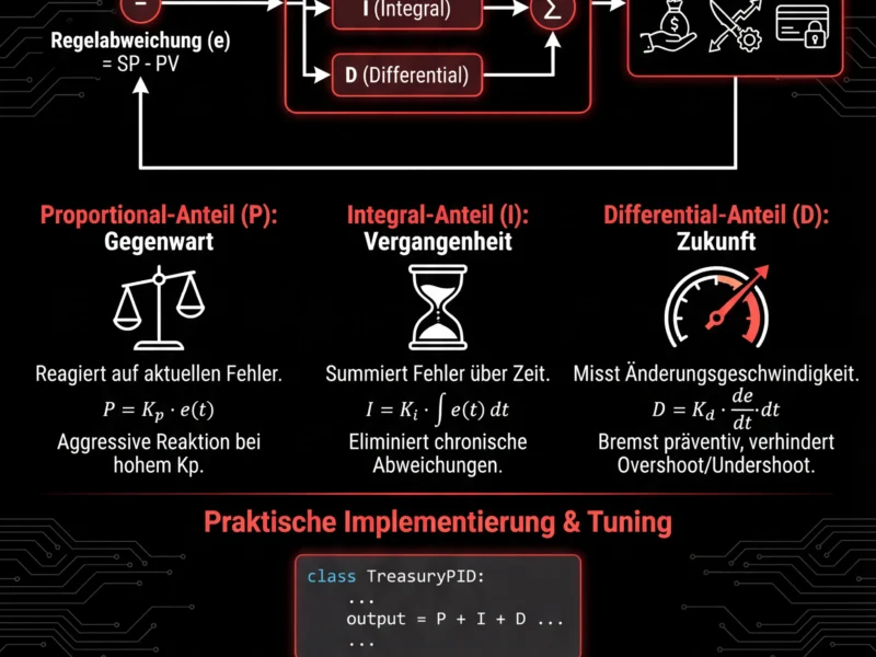 Infografica: Treasury-Management mit PID-Reglern: Technischer Leitfaden