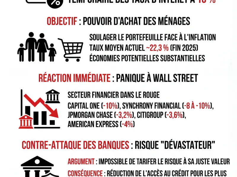 Infografica: Trump d&eacute;clare la guerre aux taux des cartes de cr&eacute;dit