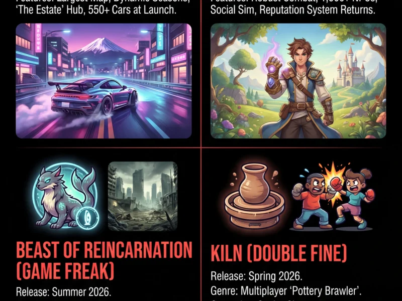 Infografica: Xbox Developer Direct 2026: Fable, Forza Horizon 6, and Major Surprises Revealed