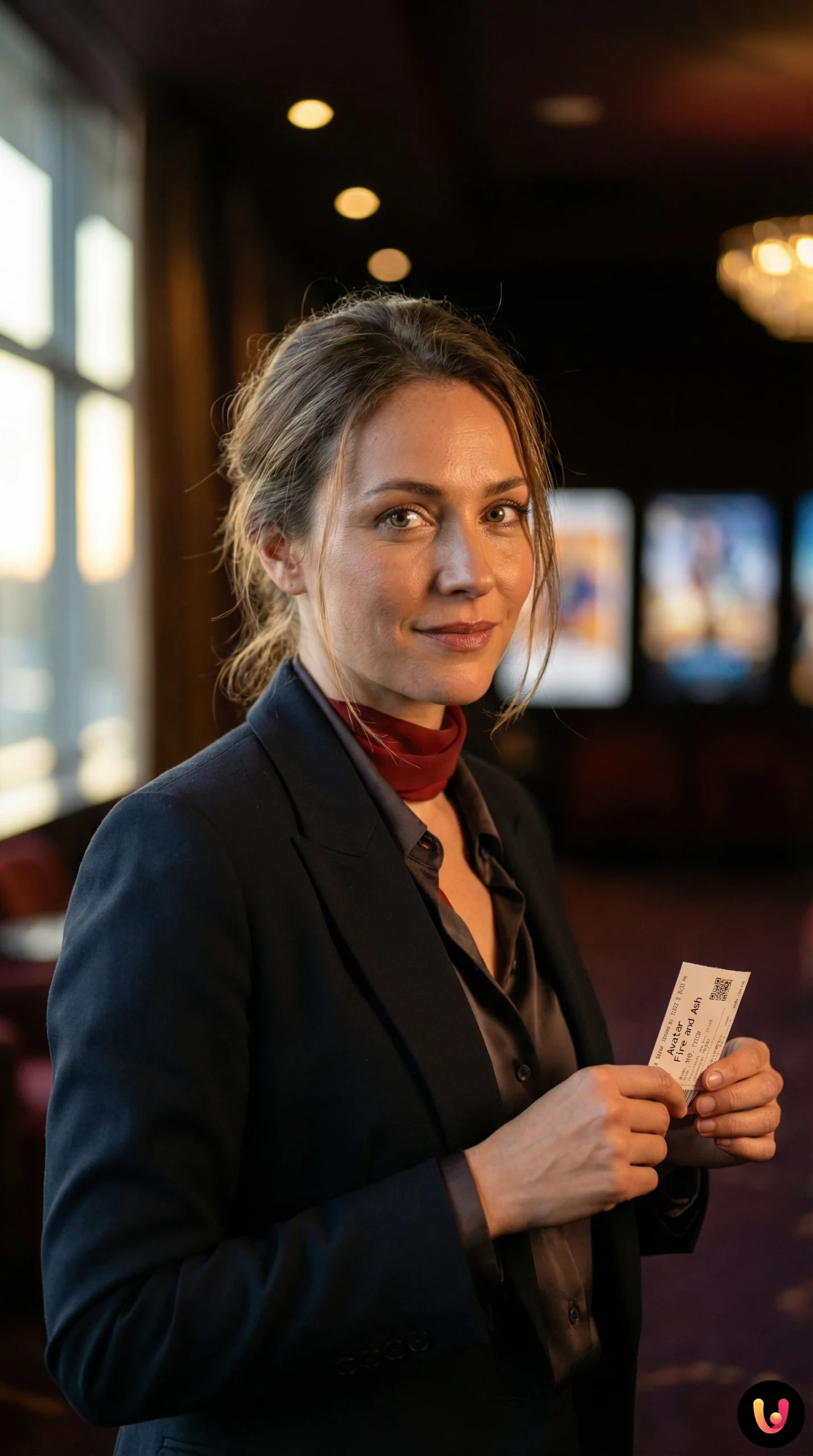 Scena epica del film Avatar 3 Fire and Ash con paesaggi vulcanici e personaggi Na'vi.