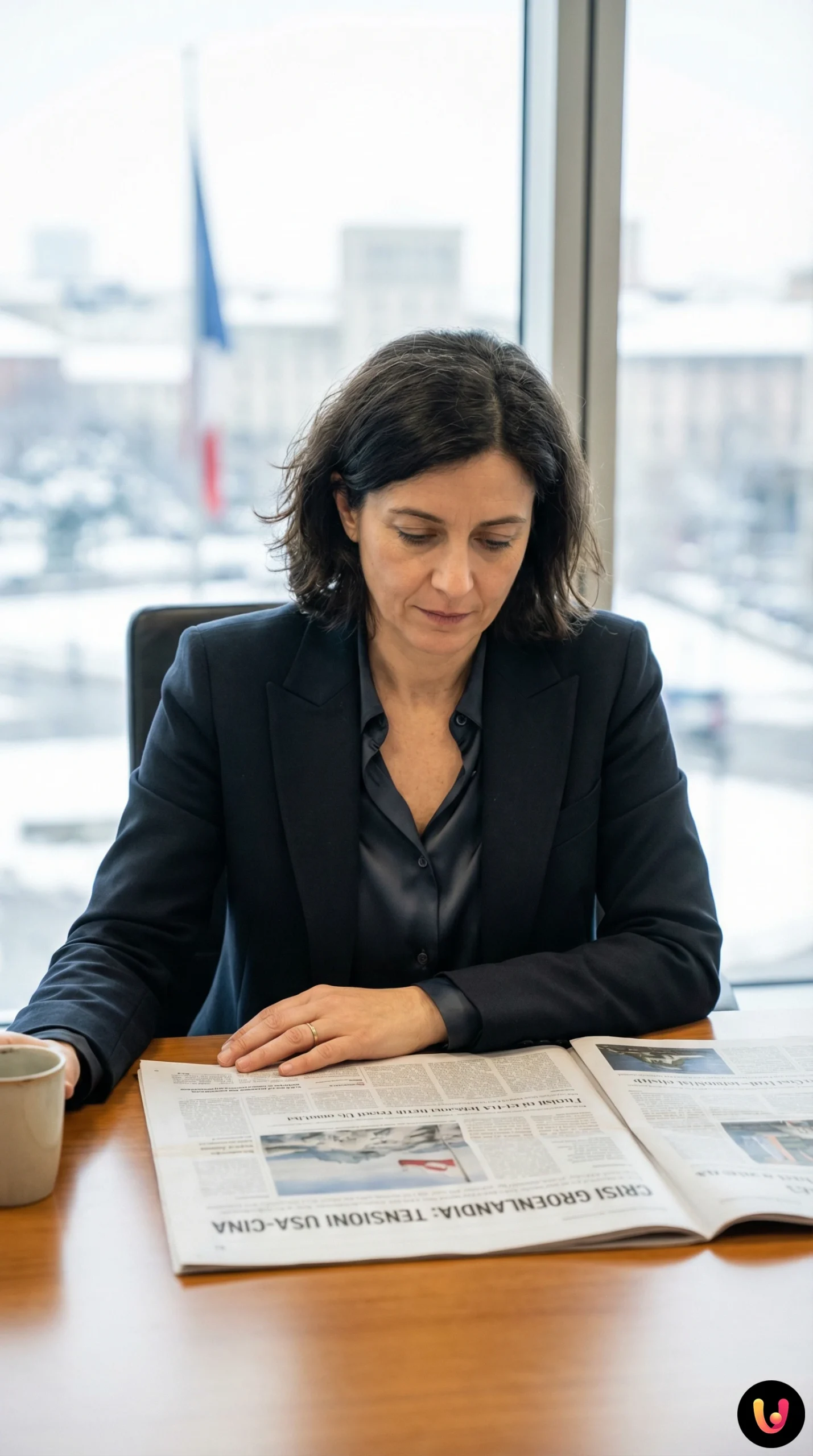 Bandiere USA e Cina si fronteggiano sopra la mappa della Groenlandia