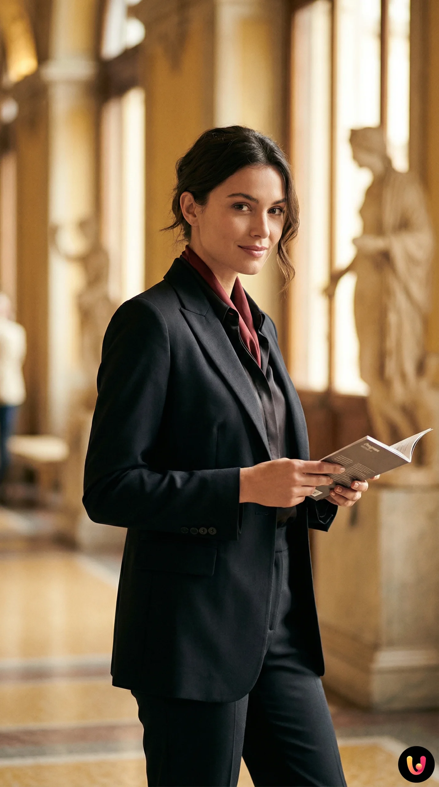 Visitatori ammirano opere d'arte in un museo italiano durante l'Epifania 2026