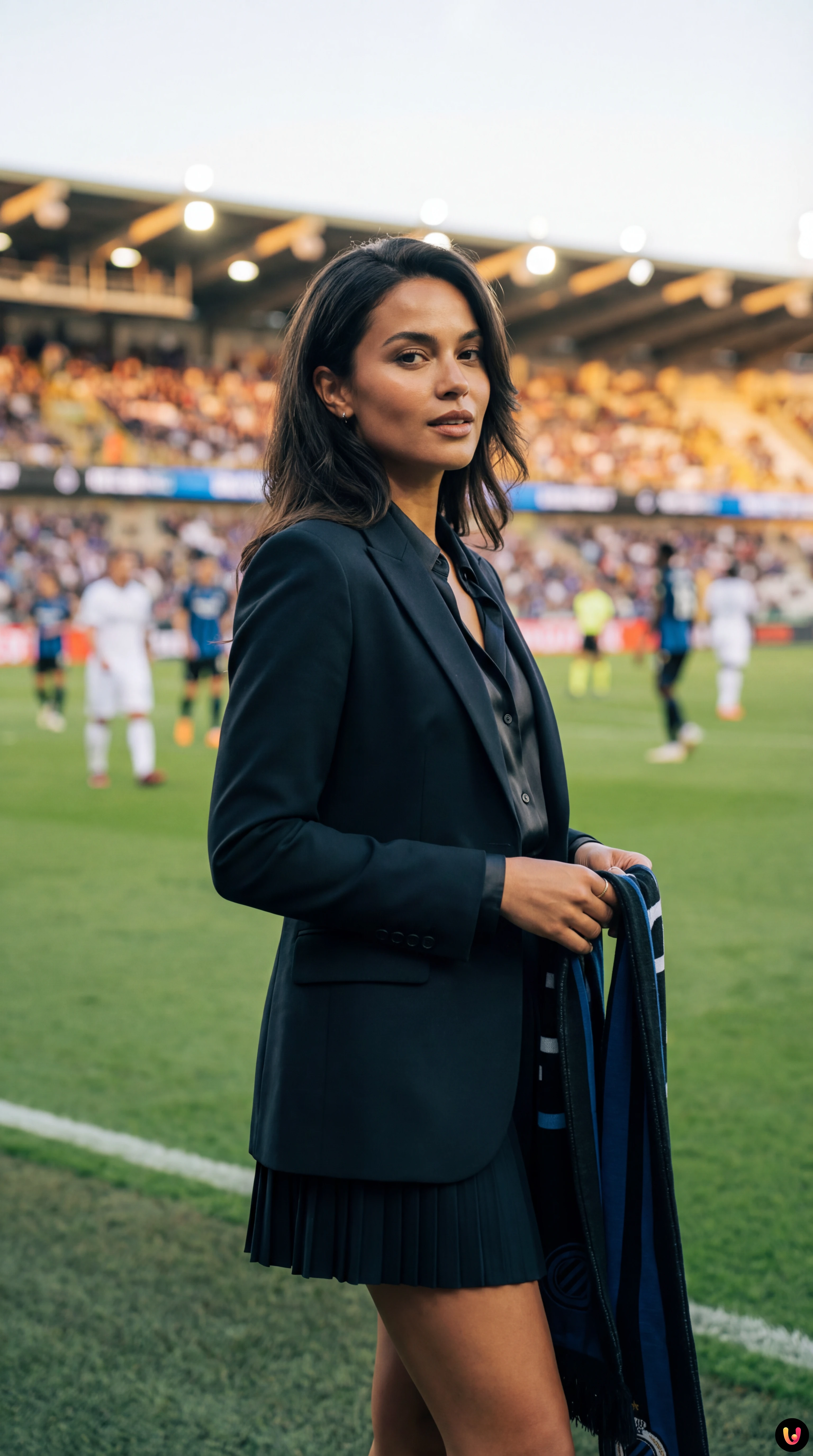Matteo Tramoni calcia verso la porta durante la partita di Serie A tra Pisa e Como.