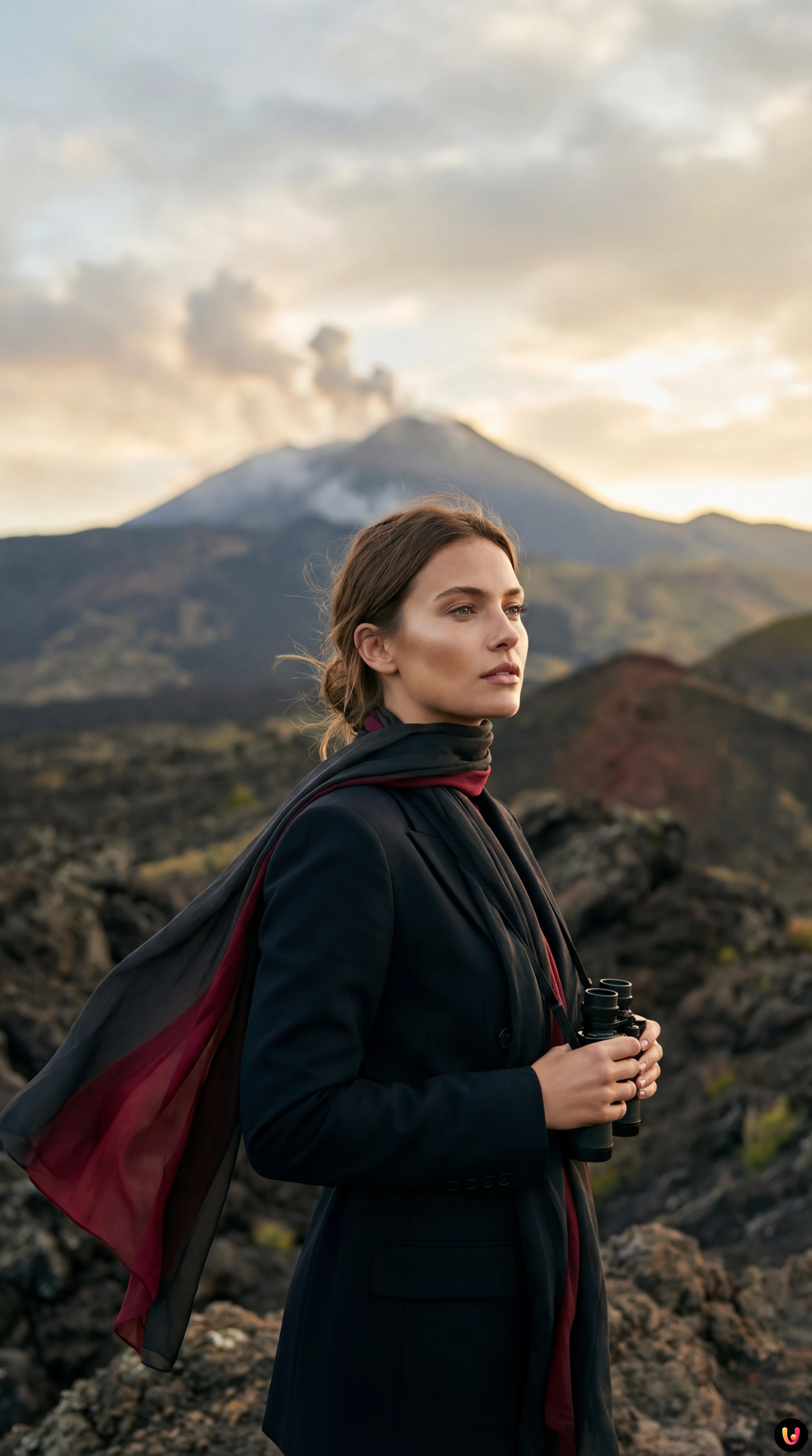 Eruzione Etna con colata lavica nella Valle del Bove e guide alpine