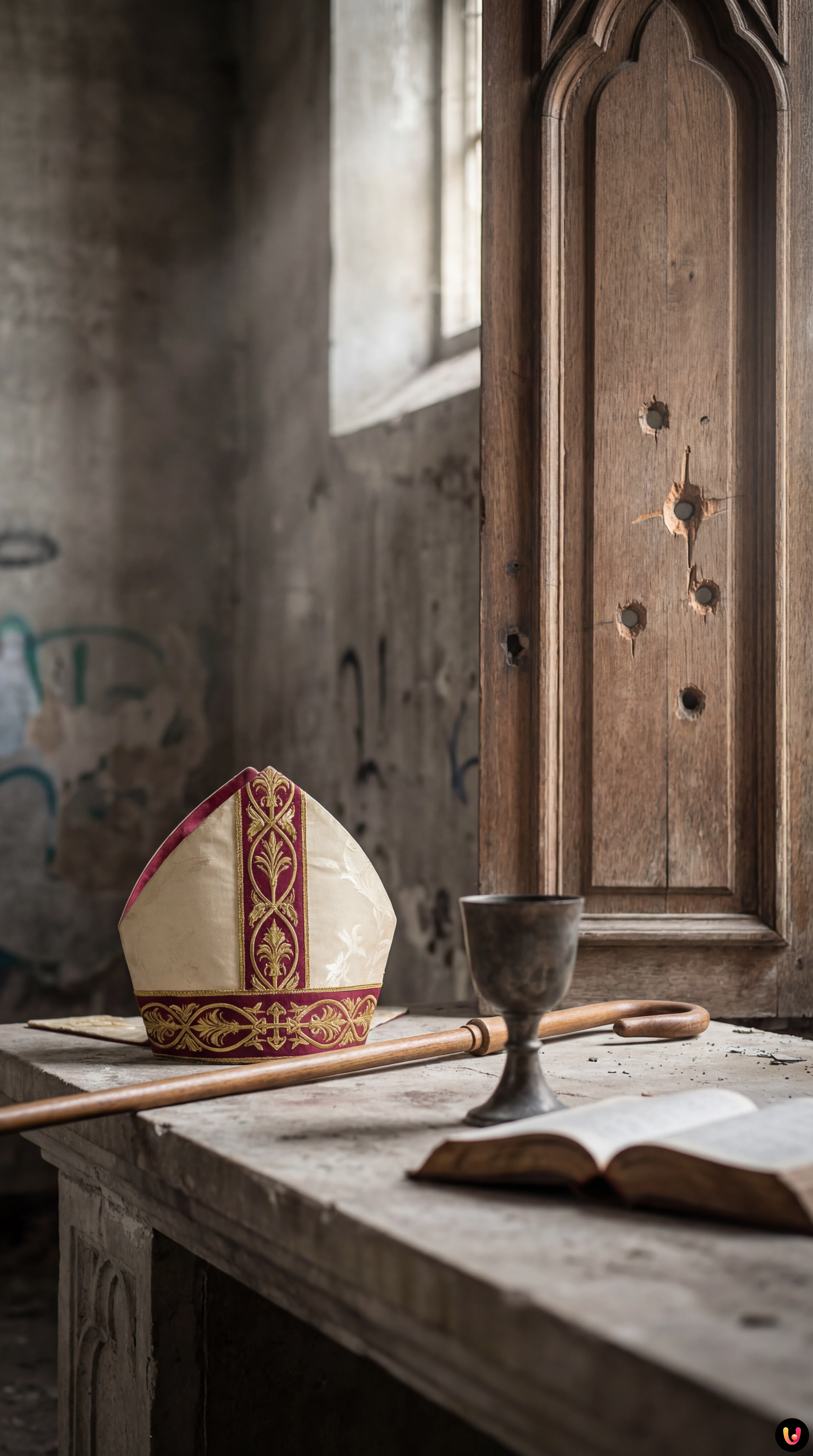 Monsignor Lorefice celebra la messa nella chiesa di San Filippo Neri allo Zen di Palermo.