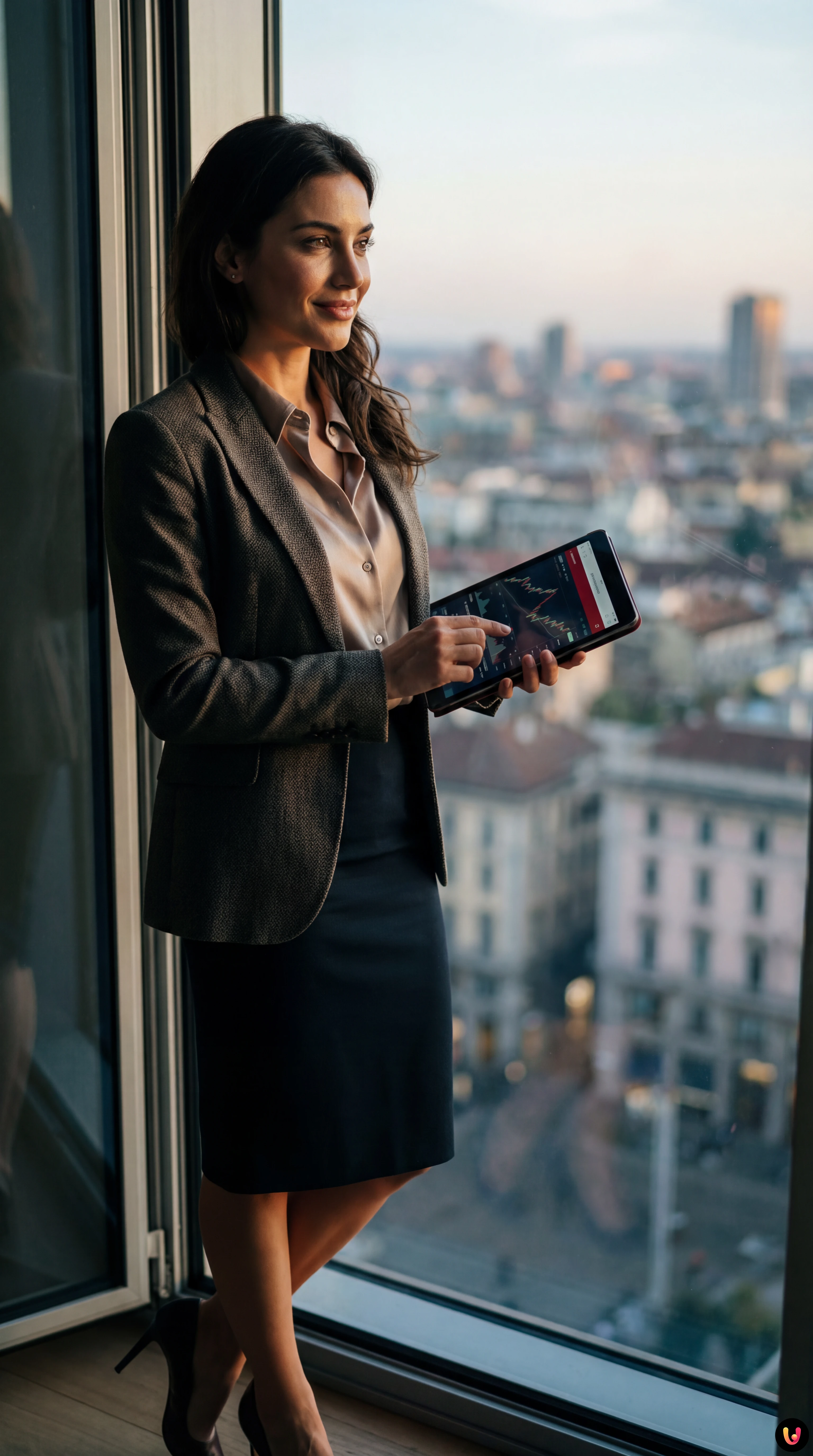 Tabellone elettronico di Piazza Affari con indici in verde e focus su Italgas