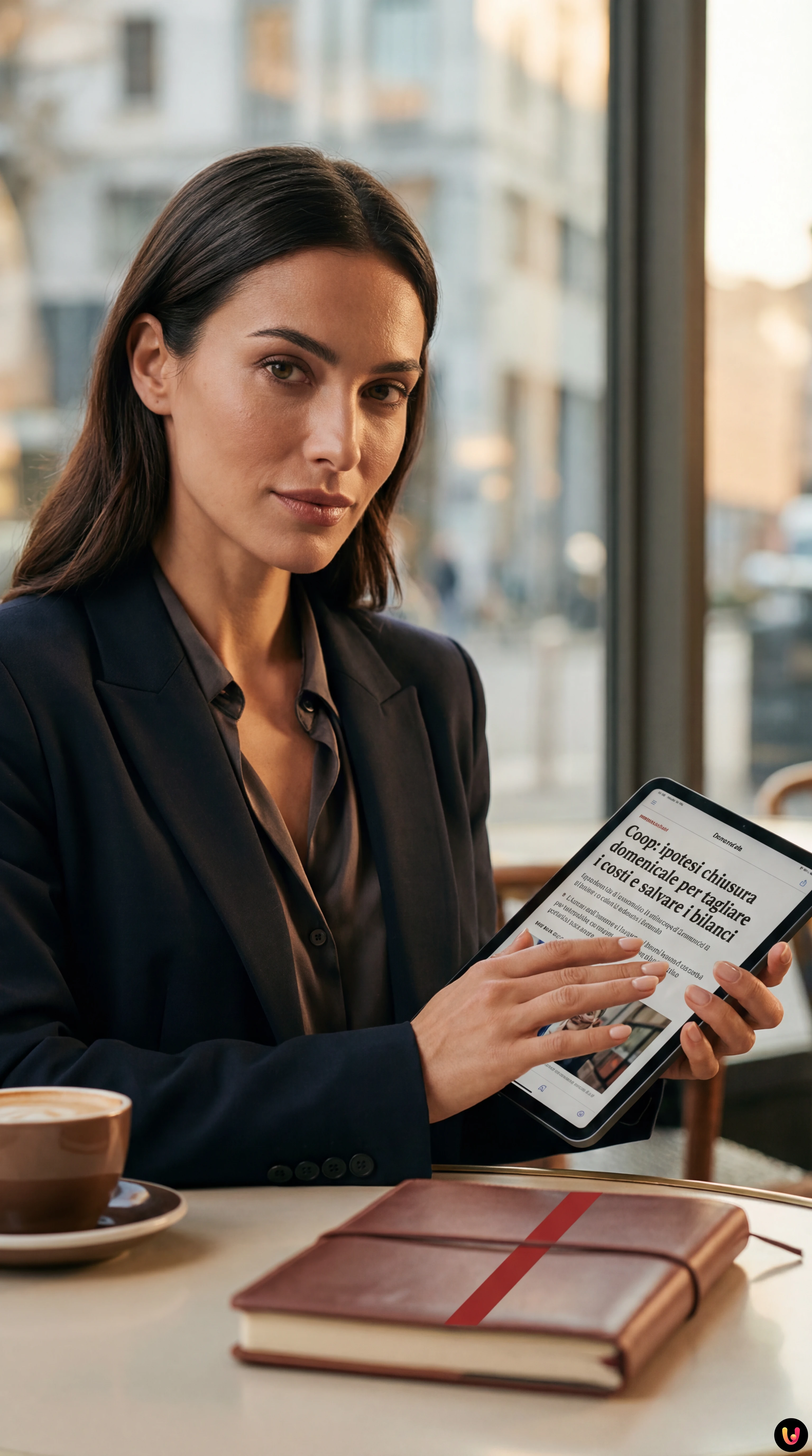 Insegna supermercato Coop con carrelli della spesa all'ingresso del punto vendita