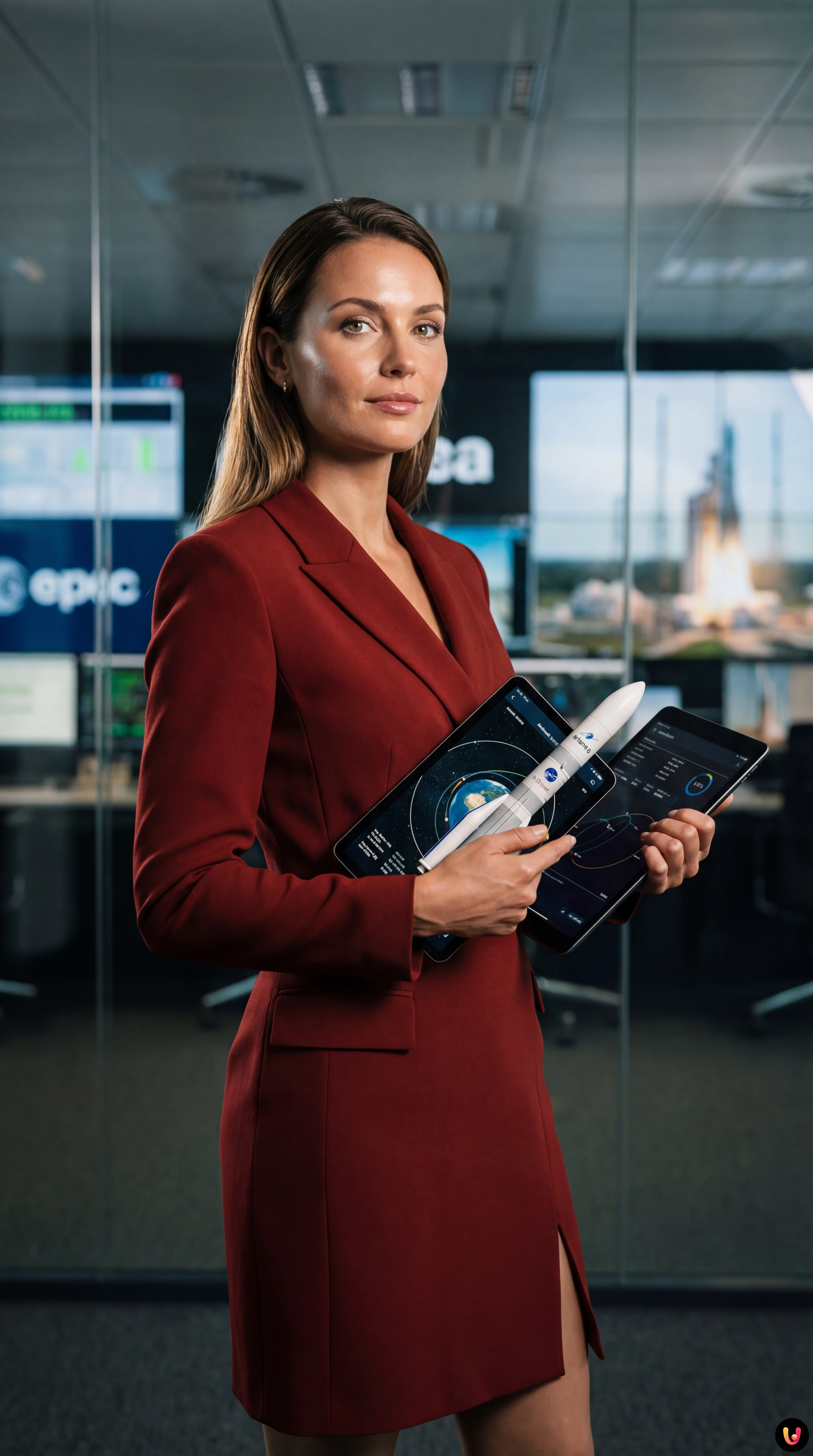 Lancio di un razzo spaziale europeo che simboleggia il primato dell'ESA